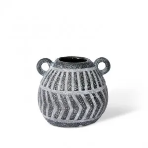 Lynx Vase Black - 18cm by null, a Vases & Jars for sale on Style Sourcebook