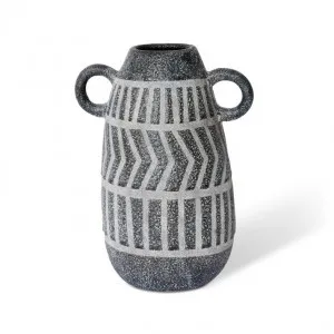 Lynx Vase Black - 30cm by null, a Vases & Jars for sale on Style Sourcebook