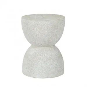 Aiko White Concrete Stool by null, a Stools for sale on Style Sourcebook