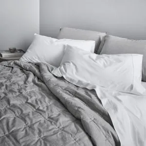 Canningvale Vintage Coverlet - Grey, Double/Queen, Softwash Cotton by Canningvale, a Quilts & Bedspreads for sale on Style Sourcebook