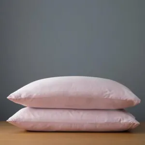 Canningvale Lustro Pillowcase Pair - White, Bamboo by Canningvale, a Pillow Cases for sale on Style Sourcebook