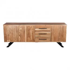 Madras Buffet Natural Acacia Wood - 200cm by null, a Sideboards, Buffets & Trolleys for sale on Style Sourcebook
