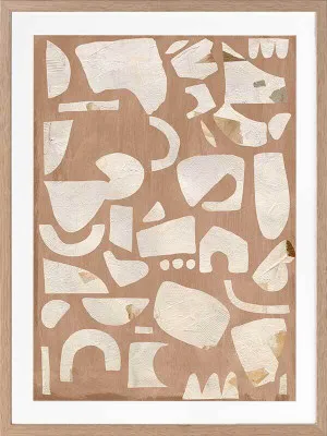 Embracing Asymmetry Neutral I Framed Art Print by Urban Road, a Prints for sale on Style Sourcebook