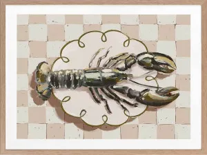Alfresco Dinner Neutral Framed Art Print by Urban Road, a Prints for sale on Style Sourcebook