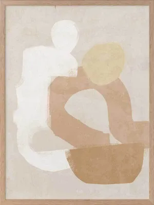 At Ease Neutral Framed Art Print by Urban Road, a Prints for sale on Style Sourcebook