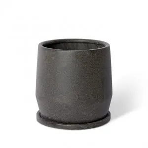 Mason Pot w. Saucer - 22 x 22 x 22cm by null, a Plant Holders for sale on Style Sourcebook
