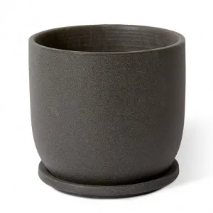 Allegra Pot w. Saucer - 19 x 19 x 18cm by null, a Plant Holders for sale on Style Sourcebook