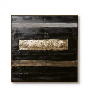 Archi Abstract Hand Painted Wall Art - 90 x 5 x 90cm by null, a Painted Canvases for sale on Style Sourcebook