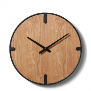 Edison Wall Clock - 45 x 5 x 45 cm by null, a Clocks for sale on Style Sourcebook
