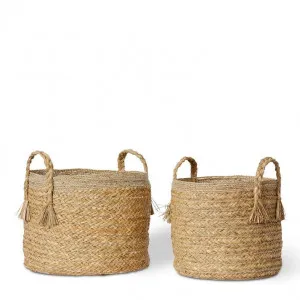 Bomani Basket Set 2 - 40 x 40 x 41cm / 44 x 44 x 41cm by null, a Baskets & Boxes for sale on Style Sourcebook