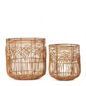 Darcia Basket Set 2 - 30 x 30 x 34cm / 40 x 40 x 40cm by null, a Baskets & Boxes for sale on Style Sourcebook