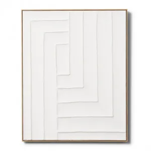 Brooklyn Modern 3D Hand Painted Wall Art - 80 x 5 x 100cm by null, a Painted Canvases for sale on Style Sourcebook