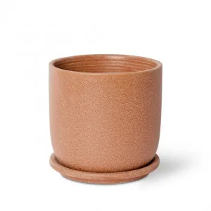 Allegra Pot w. Saucer - 15 x 15 x 15cm by null, a Plant Holders for sale on Style Sourcebook