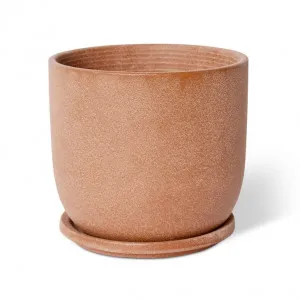 Allegra Pot w. Saucer - 19 x 19 x 18cm by null, a Plant Holders for sale on Style Sourcebook
