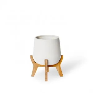 Lawson Pot w. Stand - 22 x 22 x 26cm by null, a Plant Holders for sale on Style Sourcebook
