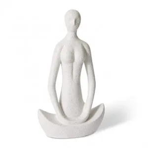 Meditation Sculpture - 19 x 9 x 34cm by null, a Statues & Ornaments for sale on Style Sourcebook