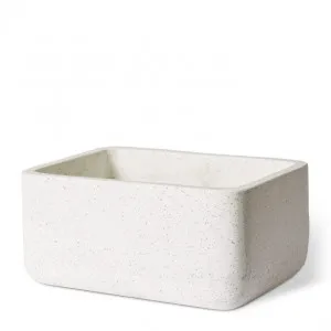 Miles Rectangle Planter w. Hole (Outdoor) - 55 x 38 x 25cm by null, a Baskets, Pots & Window Boxes for sale on Style Sourcebook