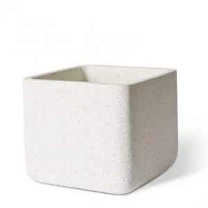 Miles Squat Planter w. Hole (Outdoor) - 42 x 42 x 36cm by null, a Baskets, Pots & Window Boxes for sale on Style Sourcebook