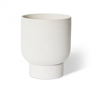 Daylen Pot w. Saucer - 20 x 20 x 24cm by null, a Plant Holders for sale on Style Sourcebook