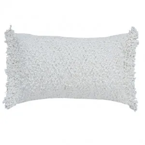 Flux Cushion White - 55cm x 35cm by null, a Cushions, Decorative Pillows for sale on Style Sourcebook