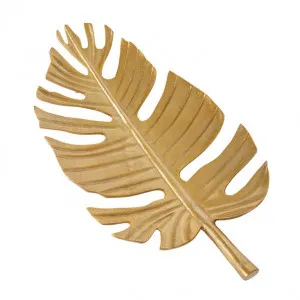 Leaf Tray Gold - 57cm x 29cm by null, a Decor for sale on Style Sourcebook