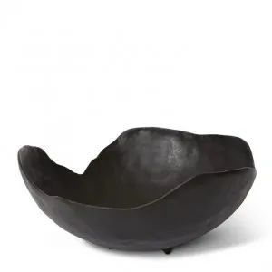 Odina Bowl Black - 38cm x 37cm by null, a Decor for sale on Style Sourcebook