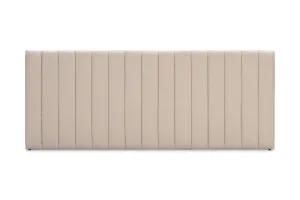 Serenity Ribbed Wide Queen Headboard Bed Head, White, by Lounge Lovers by Lounge Lovers, a Bed Heads for sale on Style Sourcebook