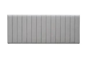 Serenity Ribbed Wide Queen Headboard Bed Head, Light Grey, by Lounge Lovers by Lounge Lovers, a Bed Heads for sale on Style Sourcebook