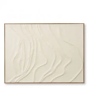 Wavy Framed Painting 120cm x 90cm by null, a Artwork & Wall Decor for sale on Style Sourcebook