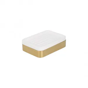 Maya Soap Dish Shelf - Brushed Brass by ABI Interiors Pty Ltd, a Soap Dishes & Dispensers for sale on Style Sourcebook