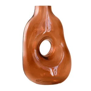 Caro Rust Glass Vessel by Urban Road, a Vases & Jars for sale on Style Sourcebook