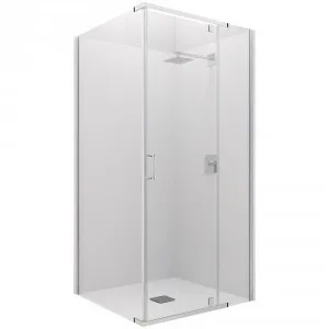 Trinidad Shower Enclosure Square Centre 1000mm X 1000mm Chrome | Made From Acrylic/Glass In Chrome Finish By Raymor by Raymor, a Shower Screens & Enclosures for sale on Style Sourcebook