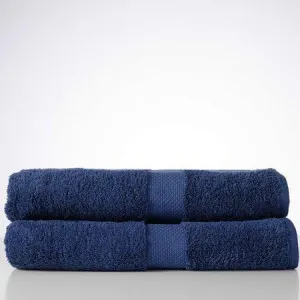 Royal Splendour Bath Sheet Twin Pack - Aqua Foam, Combed Cotton by Canningvale, a Towels & Washcloths for sale on Style Sourcebook
