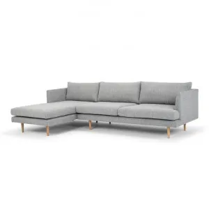 Denmark 3 Seater Left Chaise Sofa - Graphite Grey with Natural Legs - Last One by Interior Secrets - AfterPay Available by Interior Secrets, a Sofas for sale on Style Sourcebook