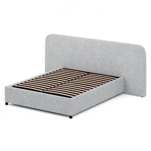 Greta Queen Sized Bed Frame - Dusty Pepper Boucle with Storage by Interior Secrets - AfterPay Available by Interior Secrets, a Beds & Bed Frames for sale on Style Sourcebook