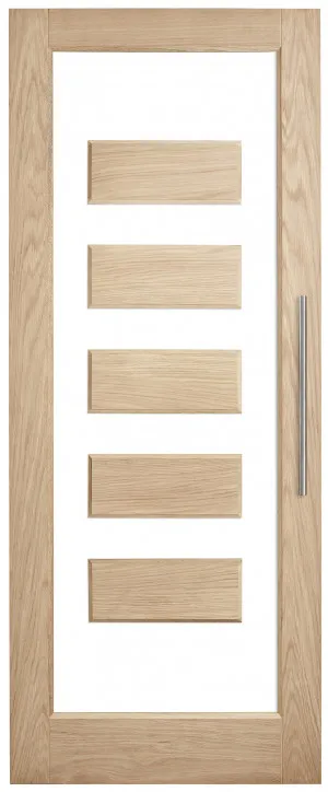 Lumina White Oak ALUM 5 Entrance Door by Corinthian Doors, a External Doors for sale on Style Sourcebook