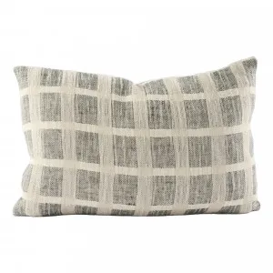 Petra Feather Cushion 40x60cm in Black/Natural by OzDesignFurniture, a Cushions, Decorative Pillows for sale on Style Sourcebook