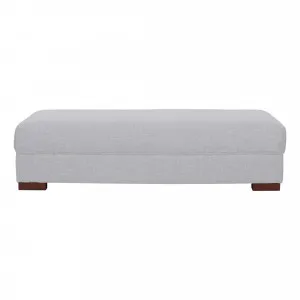 Johnson Large Ottoman in Rome Silver by OZ Design, a Ottomans for sale on Style Sourcebook