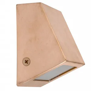 Copper Surface Mounted Mini LED Wall Wedge Light 12V G4 Warm White by Havit, a Outdoor Lighting for sale on Style Sourcebook
