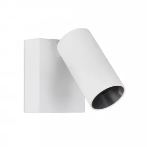 Revo Adjustable Exterior LED Wall Light IP65 White by Havit, a Outdoor Lighting for sale on Style Sourcebook