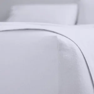 Canningvale CoziCotton Flannelette Deep Sheet Set - White, Deep Super King, Cotton by Canningvale, a Sheets for sale on Style Sourcebook