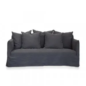 Como Linen Sofa Cover Charcoal by null, a Sofas for sale on Style Sourcebook
