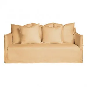 Como Linen Sofa Wheat - 2.5 Seater by null, a Sofas for sale on Style Sourcebook