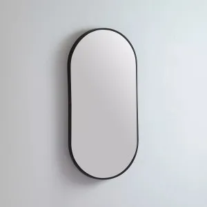 Modern Oblong Coloured Frame Bathroom Mirror - 7 colour options - 46cm x 91cm Milano White by Luxe Mirrors, a Vanity Mirrors for sale on Style Sourcebook