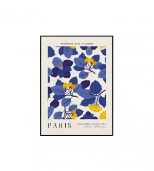 Paris Flower Market Wall Art Canvas 4 sizes available 70cm x 50cm by Luxe Mirrors, a Artwork & Wall Decor for sale on Style Sourcebook