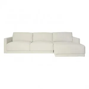 Haven California Ivory Chaise Sofa - 3 Seater by null, a Sofas for sale on Style Sourcebook