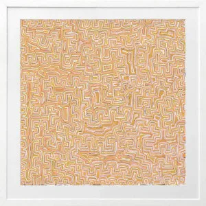 Lukarrara Jukurrpa  Framed Art Print by Urban Road, a Aboriginal Art for sale on Style Sourcebook