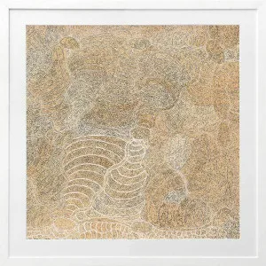 Janganpa Jukurrpa III Framed Art Print by Urban Road, a Aboriginal Art for sale on Style Sourcebook