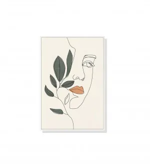 Girl Face Line Art Wall Art Canvas 4 sizes available 70cm x 50cm by Luxe Mirrors, a Artwork & Wall Decor for sale on Style Sourcebook