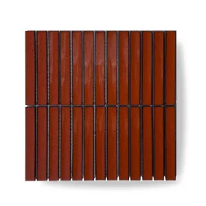 Convex Fingers Rust 20x145 (299x296) by Groove Tiles, a Mosaic Tiles for sale on Style Sourcebook
